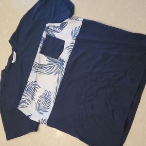 NWT PatPat Men's navy shirt
